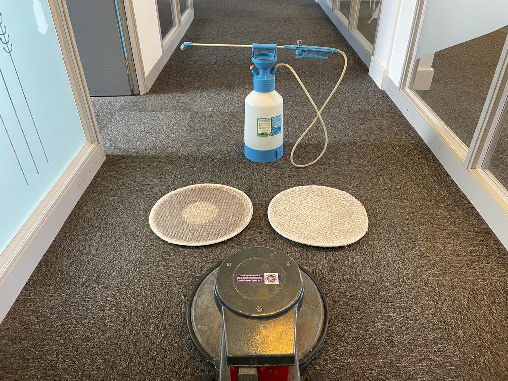 Office carpet tile cleaning in Eastbourne