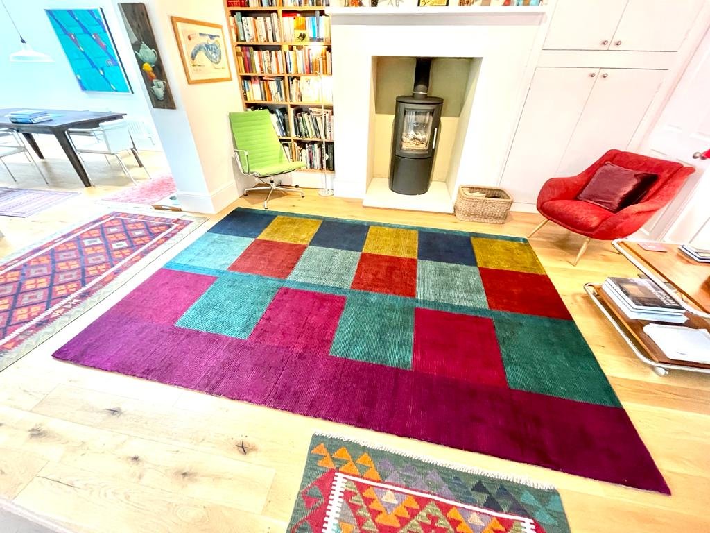 50/50 wool viscose rug cleaning in Eastbourne